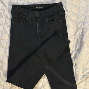 WOMENS TRUE RELIGION HIGH WAISTED SKINNY JEANS SIZE 27 super stretch